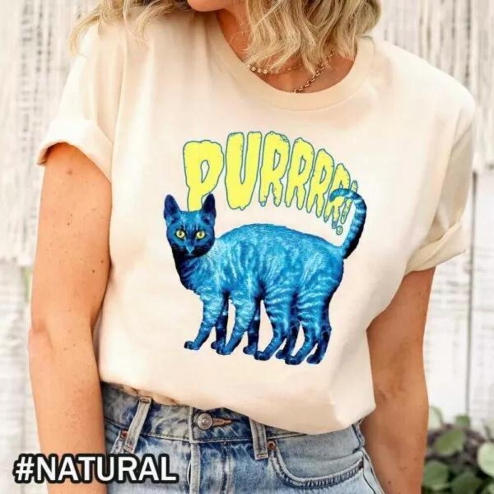 Halloween Spooky Cat Purr Tshirt